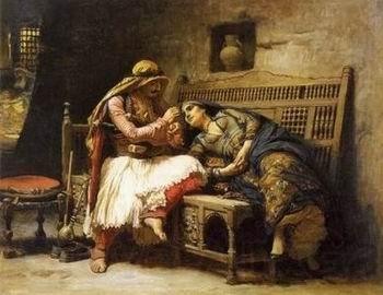 unknow artist Arab or Arabic people and life. Orientalism oil paintings  341 Norge oil painting art